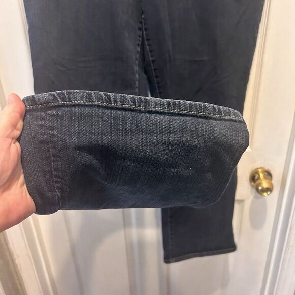 Chico’s Platinum‎ Jeans Women's Size 3/US 16 Reg Cotton Blend Dark Wash Straight - Picture 4 of 6